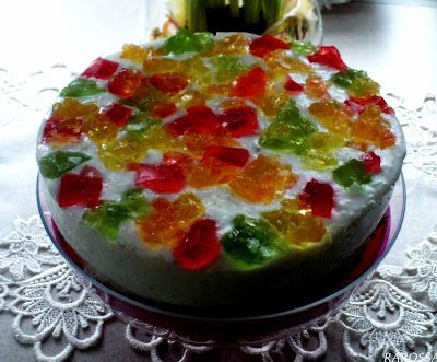 Stained Glass Jelly Cake