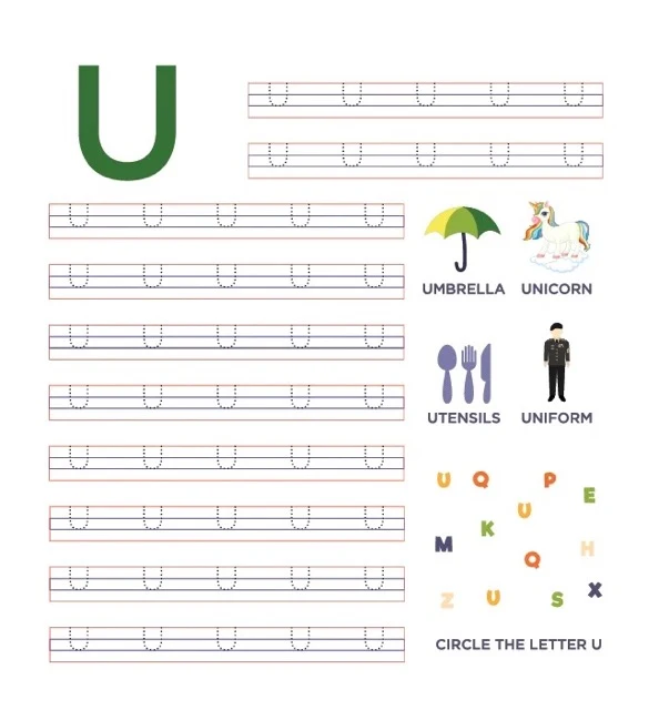 ENGLISH ALPHABET A TO Z WORKSHEET
