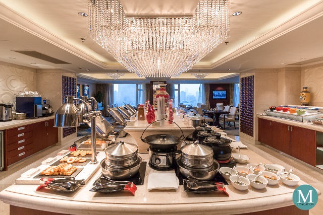 Horizon Club Lounge Breakfast at Shangri-La Hotel Wuhan