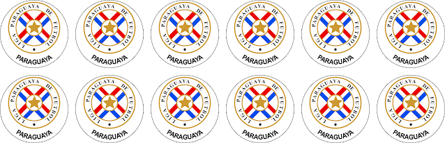 PARAGUAI ALGAZARRA-CONMEBOL ESCUDO GULIVER ARETE GULIVER ESCUDINHOS BOTÓES GULIVER TIME BOTÃO GULIVER