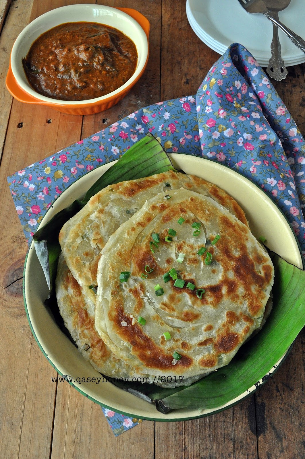 CHINESE GREEN ONION PANCAKE / LEMPENG DAUN BAWANG - QASEY 