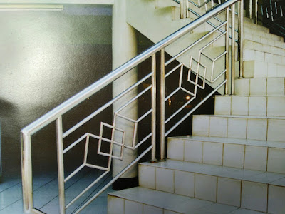 Model Railing Tangga Besi Minimalis 