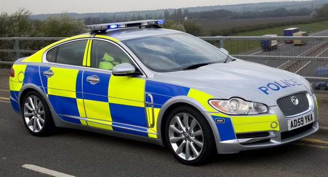 First Jaguar XF Police Cars go on Duty in the UK