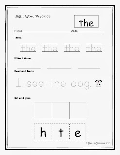 http://www.teacherspayteachers.com/Product/Sight-Word-Practice-Set-1-Common-Core-761962