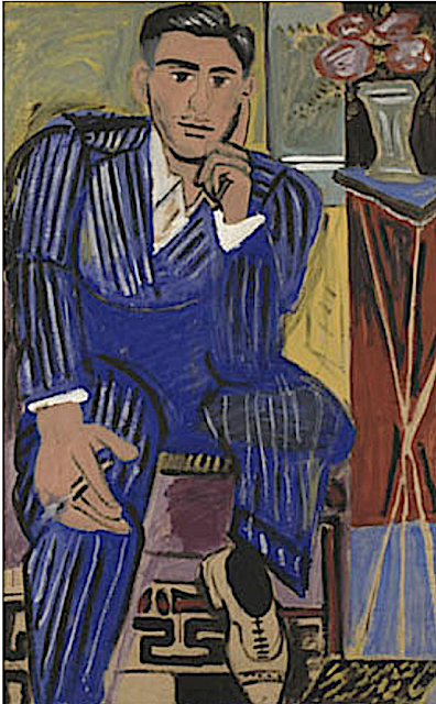 Yannis Tsarouchis (1910-1989) Le Penseur 1936. Collection Privée