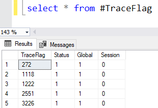 Insert DBCC Results Into Table SQL Server