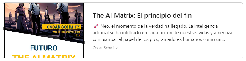 The AI Matrix: El principio del fin