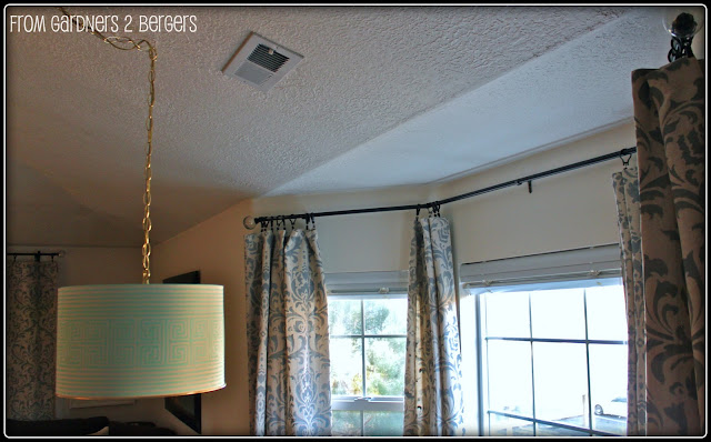 from Gardners 2 Bergers: DIY Curtain Rods [Sliding Glass Door \u0026 Bay Window]