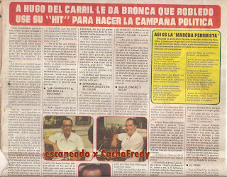 Reportaje a Hugo del Carril del año 1982
