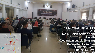 Wartawan dan LSM Pasaman Ikut Serta Hadiri  Rekapitulasi Penghitungan Suara  di KPU Pasaman                       