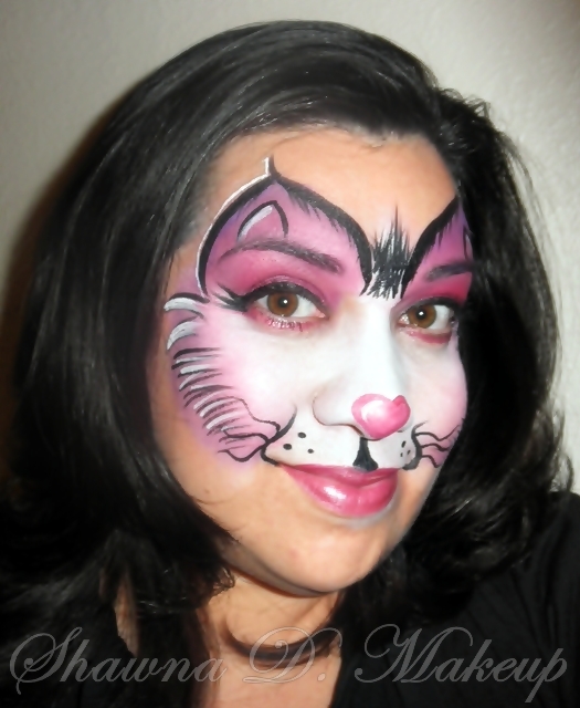 Hello Kitty Face Painting. Here kitty kitty