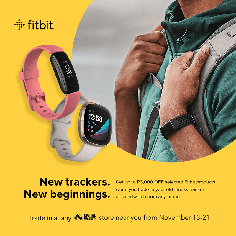 Up to PHP 3,000 off is up for grabs when you trade in any fitness band and smartwatch