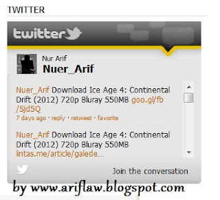 Cara Membuat Widget Twitter Live Updates di Blog