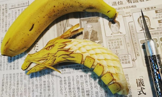 amazing food carving by Gaku