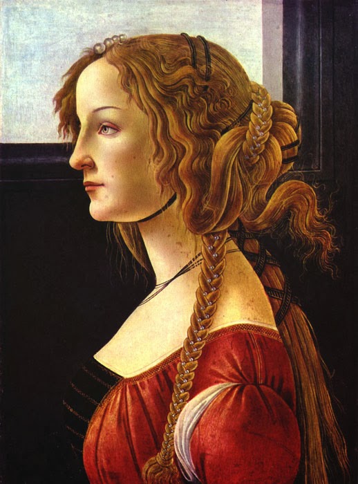 Sandro Botticelli Genç Bayan Portresi