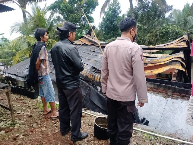 Rumah Warga Karangmoncol Purbalingga Mengalami Kebakaran Akibat Korsleting Listrik