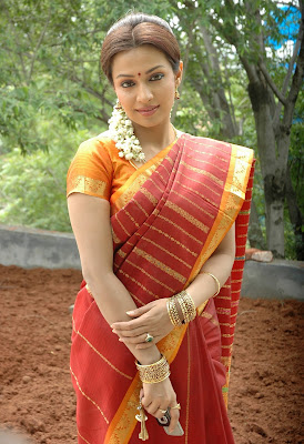 Actress Asha Saini (Flora/Mayuri) in Hot Saree HQ Photos Gallery