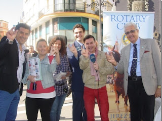 Campaña Solo Esto en Jerez de la Frontera, Pablo Ruiz Coordinador de Imagen Publica Rotaria y el Rotary Club de Jerez