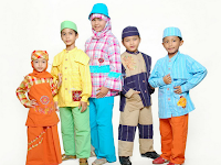 Busana Muslim Anak Png