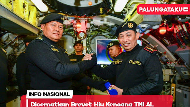 Disematkan Brevet Hiu Kencana TNI AL, Kapolri: Sinergitas Jaga Kedaulatan Bangsa