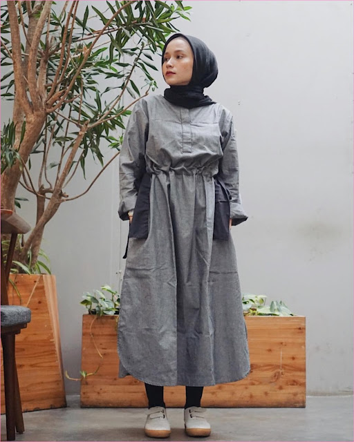 24 Model Outfit Baju Tunic Hijabers Ala Selebgram 2019 