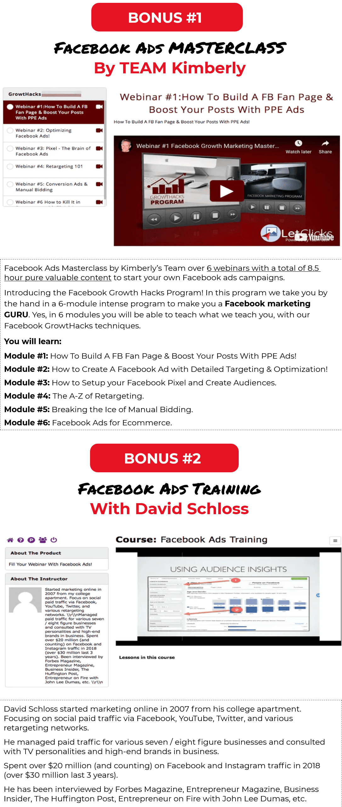 Flixsterz Bonuses page1