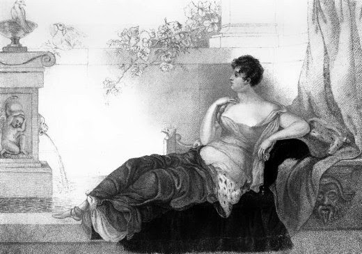 Mrs Robinson - the celebrated Perdita  from The Memoirs of George IV by R Huish (1830)