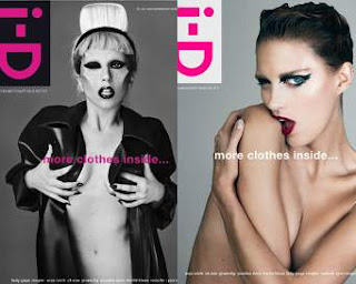 Pose Syur Lady Gaga dan Anja Rubik di Majalah ID
