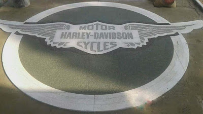 Batu Sikat Motif Harley Davidson