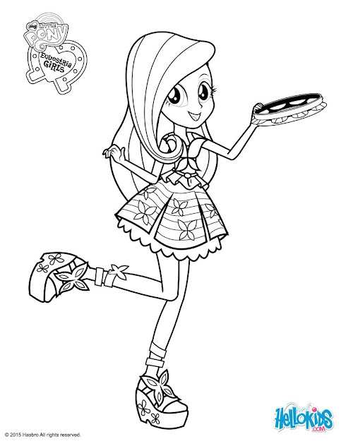 Fluttershy Coloring Page