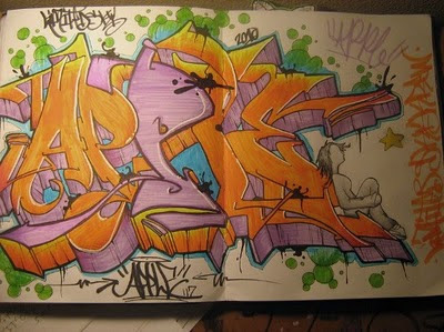 Colorfull_Graffiti_Alphabet_Sketches_on_Book