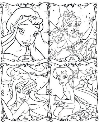 fairy coloring pages