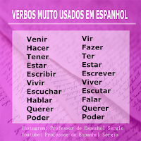 Verbos mais usados em espanhol com exemplos, Espanhol, Espanhol para brasileiros, Espanhol para Iniciantes, Professor de Espanhol Sergio, Verbos mais usados em espanhol, 