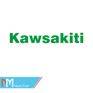 Nama Font Kawasaki Download