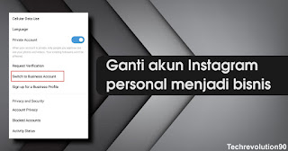 Mengganti Akun Instagram Personal ke Bisnis