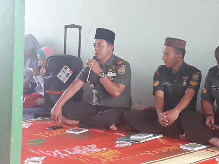 Koramil Air Hangat Adakan Syukuran