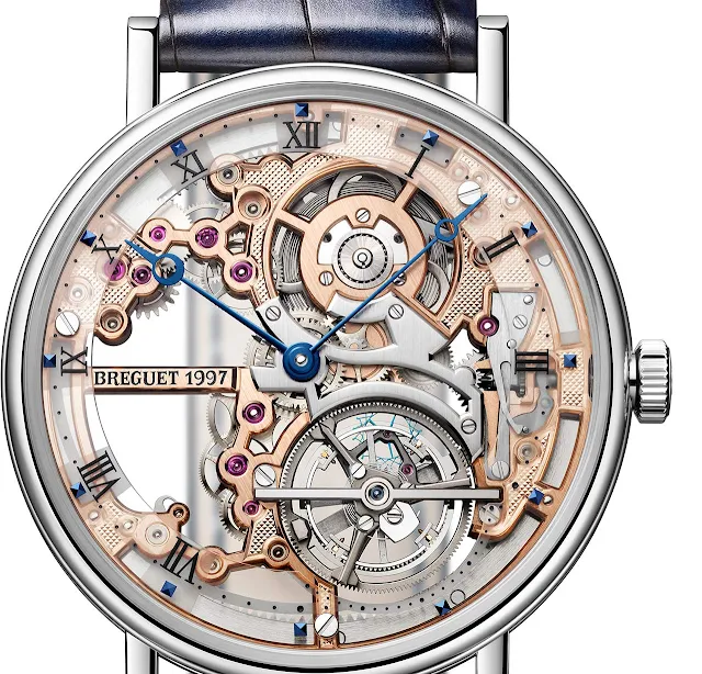 Breguet Classique Tourbillon Extra-Plat Squelette 5395 ref. 5395PT/RS/9WU