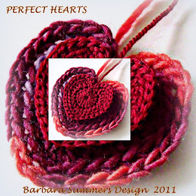 crochet patterns, how to crochet, hearts, hearts garland, hearts bunting, hearts motifs,