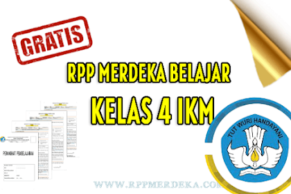 Download RPP KELAS 4 KURIKULUM MERDEKA