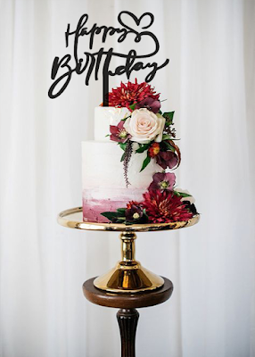 Happy Birthday cake topper