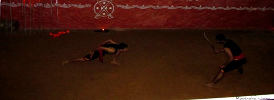 Kalaripaya fighting