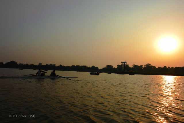 Sukhna Lake in Chandigarh is an artificial lake at the foothills of the Himalayas (shivalik hills). This 3 km rainfed lake was created in 1958 by damming a seasonal stream coming down from the Shivalik Hills...: Posted by VJ on PHOTO JOURNEY @ www.travellingcamera.com : VJ, ripple, Vijay Kumar Sharma, ripple4photography, Frozen Moments, photographs, Photography, ripple (VJ), VJ, Ripple (VJ) Photography, VJ-Photography, Capture Present for Future, Freeze Present for Future, ripple (VJ) Photographs , VJ Photographs, Ripple (VJ) Photography : Sunset view while boating @ Sukhna Lake, Chandigarh