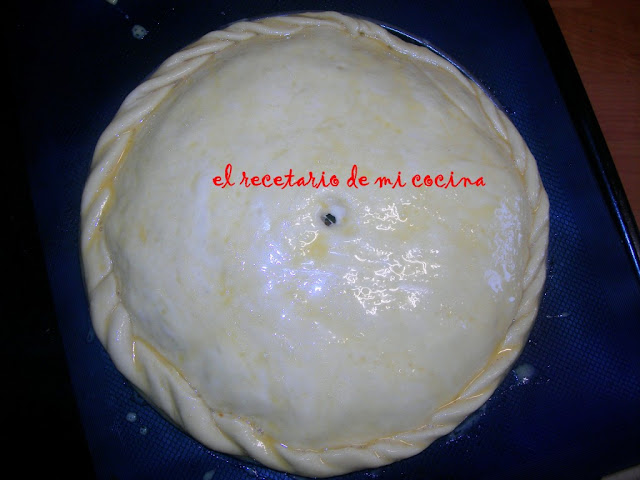 empanada gallega de bonito y pimientos