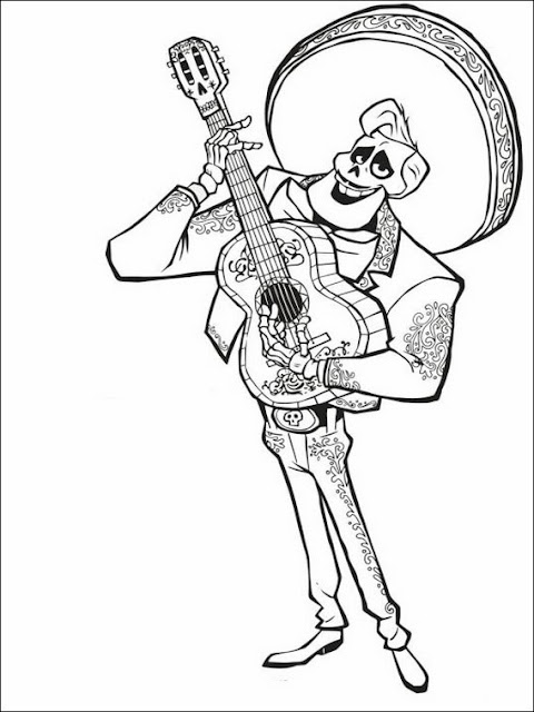 Free Coco coloring page