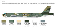 Italeri 1/72 B-52H Stratofortress (1442) Colour Guide & Paint Conversion Chart