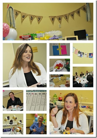 liz's baby shower collage