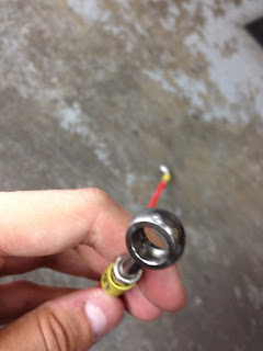 Faulty HEL brake line end without hole