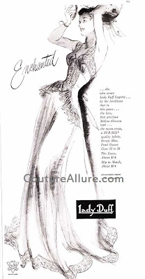 lady duff nightgown, 1948