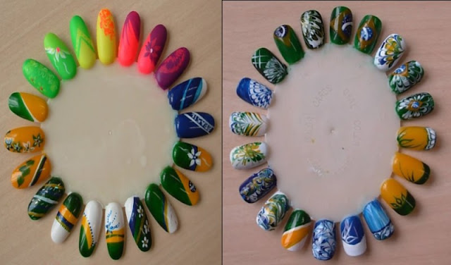 Unhas decoradas: Copa do Brasil