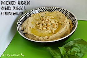 Mixed Bean and Basil Hummus